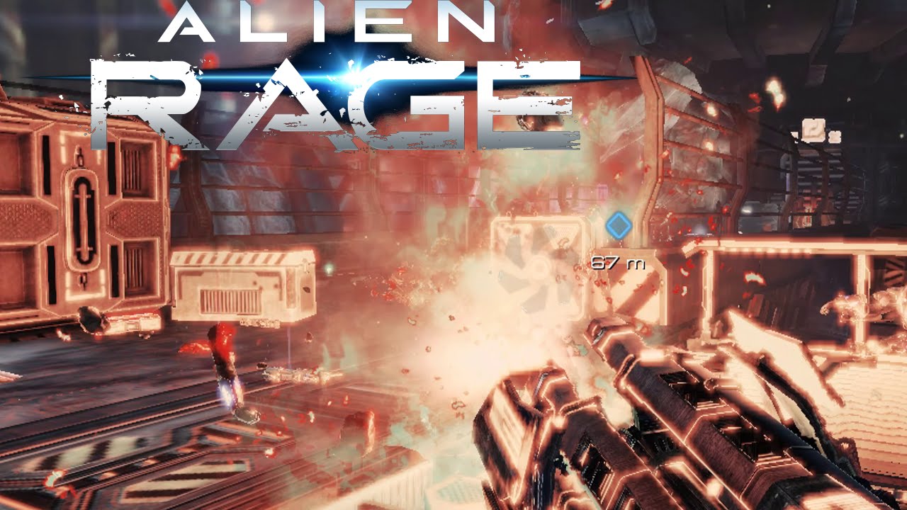 Alien Rage Ger/60Fps/Part 6 Minigun macht Mega-Fun - YouTube