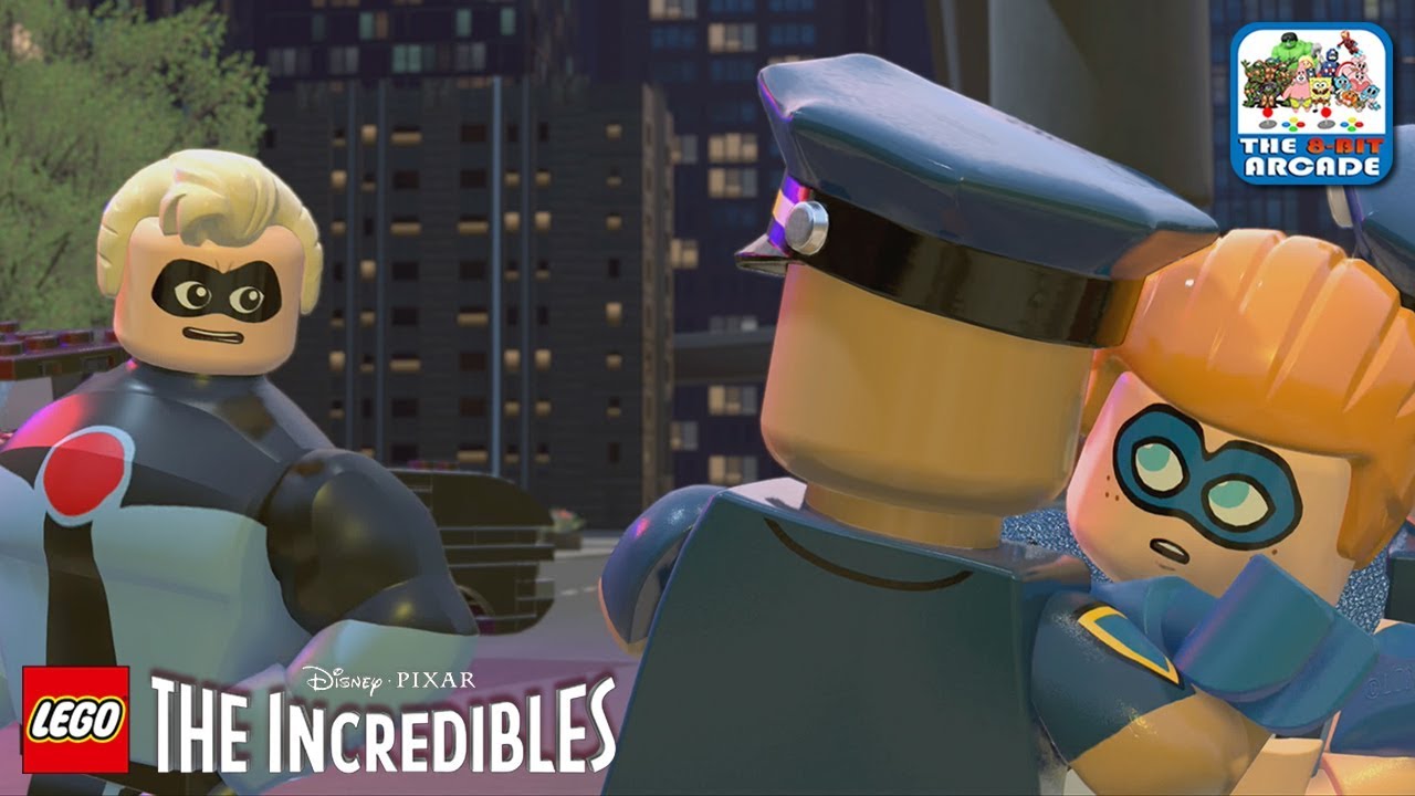 lego incredibles flying characters