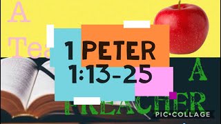 "The Expression of Our Hope" - 1 Peter 1:13-25