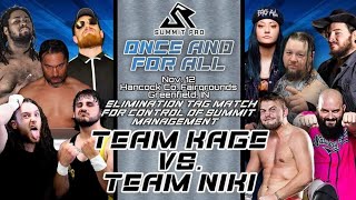 Team Niki v Team Kage @ Summit Pro Wrestling, Greenfield, IN 11.12.23