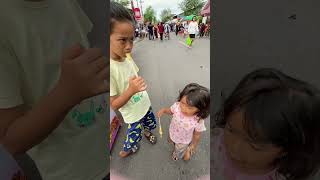 Jajan sticky milk coklat 🍫 #subscribe #shortvideo