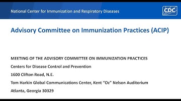 October 23, 2024 Advisory Committee on Immunization Practices (ACIP) - Day 1