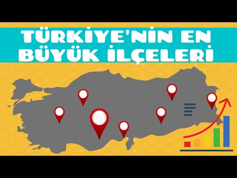 Türkiye'nin En Büyük İlçeleri - Yüzölçümü Bakımından