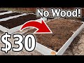 Cheap Raised Garden Bed - DIY Project Idea! No Wood!