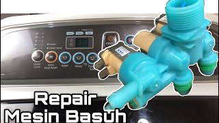 Repair sendiri mesin basuh Samsung | error 4C | DIY