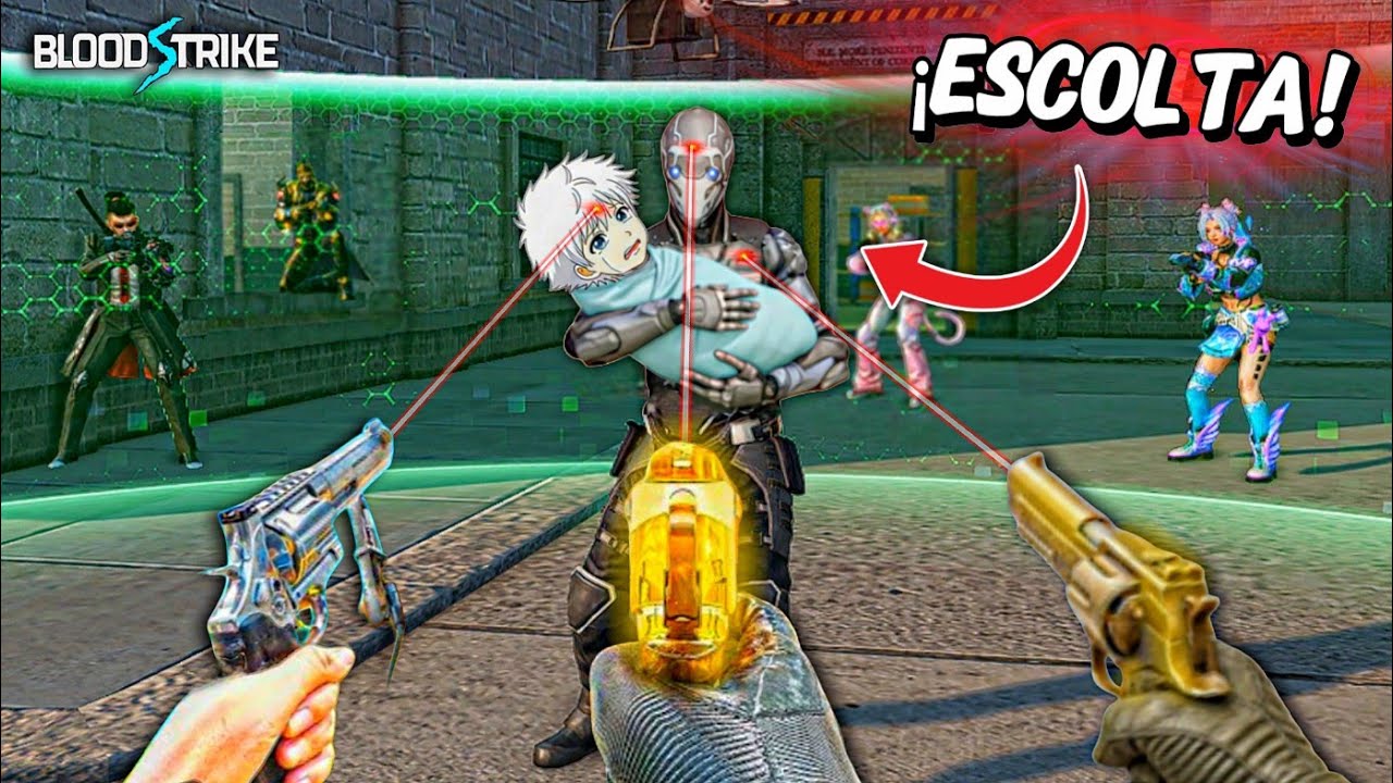 ME CONVERTI EN GUARDAESPALDAS🛡️ de UN MANCO en BLOOD STRIKE... y terminó en DESASTRE 💀