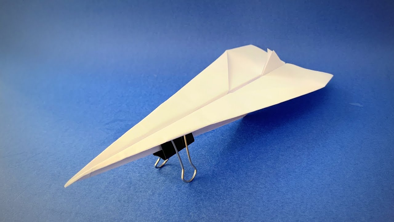 Vliegtuig Vouwen | Hoe maak je een Papieren Vliegtuigje Rocket dat VER