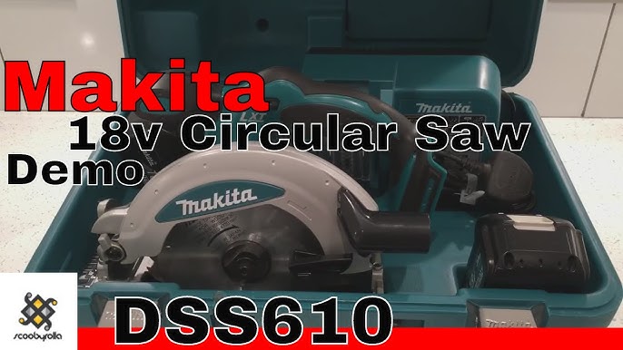MAKITA-BSS610RFE Scie circulaire portative Lithium Ø 165 mm