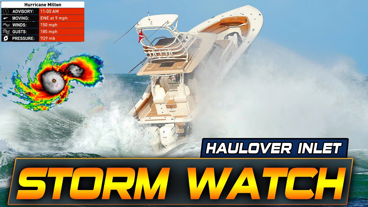 Hurricane Milton Nears Florida at CATEGORY 5 Strength !! Haulover Inlet ...