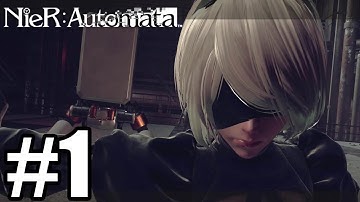 NieR Automata Gameplay Walkthrough Part 1 - PS4 Pro Demo