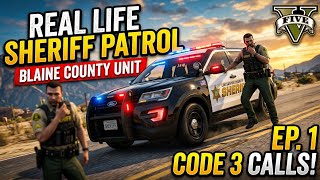 LSPD Sheriff Patrol: Responding to Code 3 Calls & Keeping Los Santos Safe | GTA V Realism Roleplay