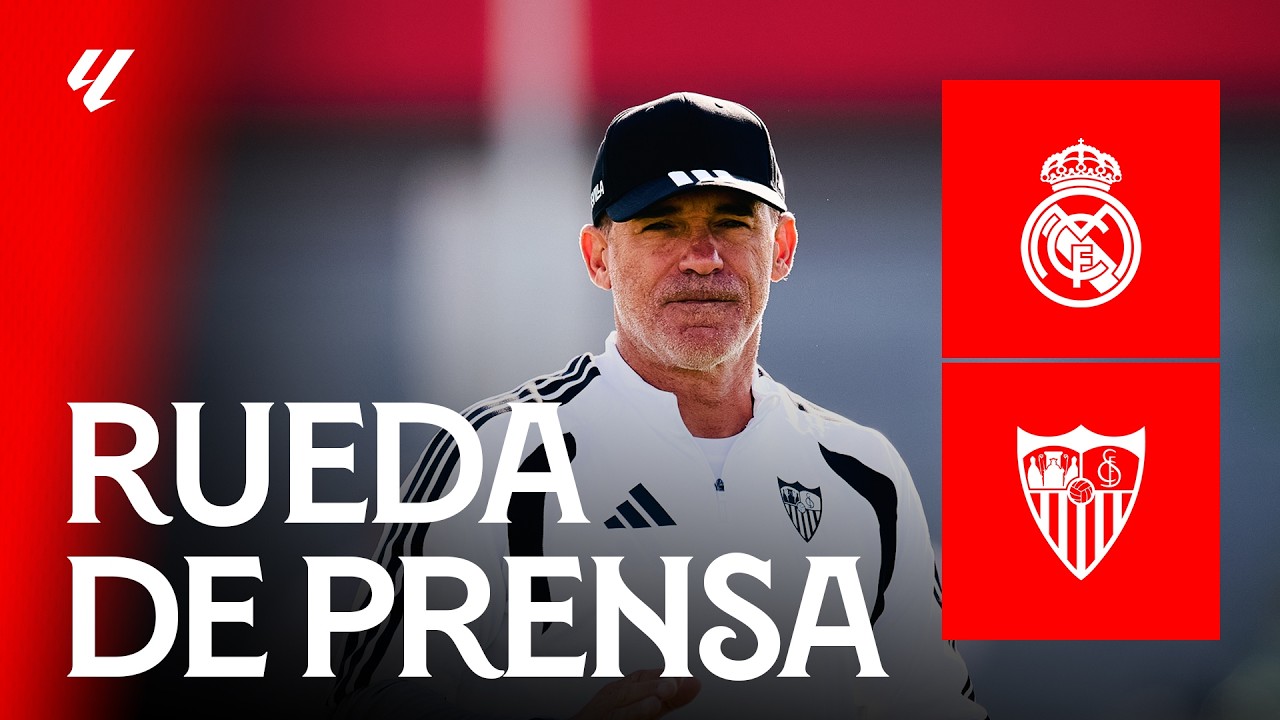 Rueda de prensa de Luis García Plaza en la previa del #RealMadridSevilla 📡 EN DIRECTO