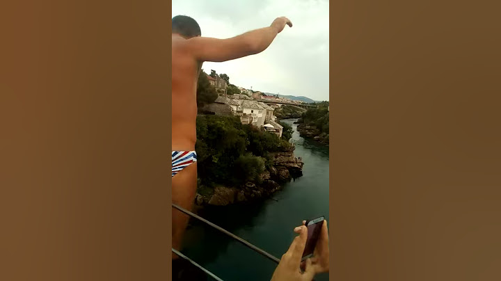 Mostar skok z mostu.