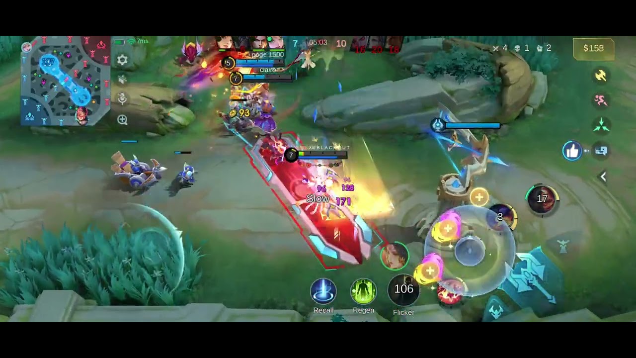 Legendary Lunox Gameplay! Layla is Feeding Throughout the Game.