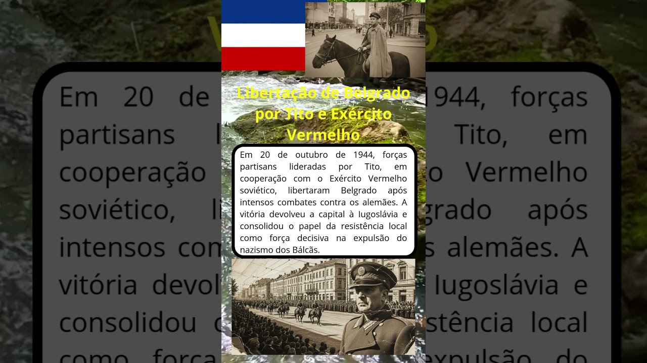 Libertação de Belgrado por Tito e Exército Vermelho