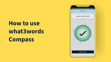How to use what3words Compass