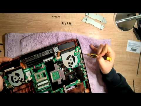 Asus G751 - Complete Disassembly / Fan Cleaning / Battery Replacement
