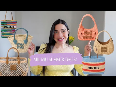 *関税送料込み*Miu Miu 夏おすすめアイテム5HC3072CQUF0N86 ULTIMATE MIU MIU SUMMER 2024 BAGS GUIDE! - YouTube