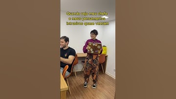 Eu vendo meu chefe no trabalho | #shorts