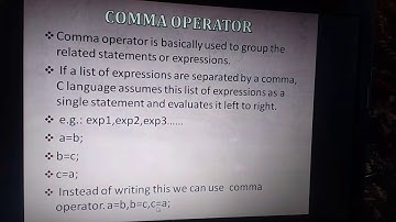 What is sizeof operator and comma operator in C in Hindi -learning altitude