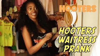 Hooters Waitress Prank