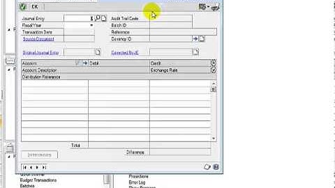 Microsoft Dynamics GP 2013 new features - General Ledger Module