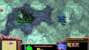 Starcraft 2 - Custom Race Neo Zerg tech demo 16