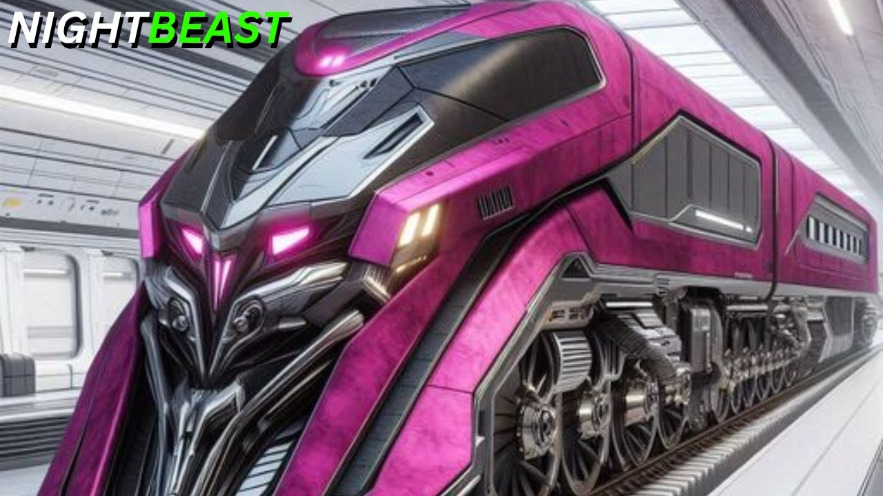 Extreme Futuristic Custom Train Vehicles and Powerful Locomotives (Union Pacific) (Ai Vehicles)