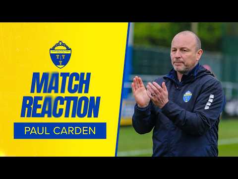 Warrington Town 3-0 Hyde United | Paul Carden reaction