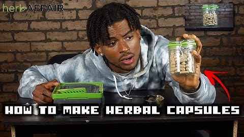 HOW TO MAKE YOUR OWN HERBAL CAPSULES FROM HOME 🏡 | Tutorial | The 2.0 Experience