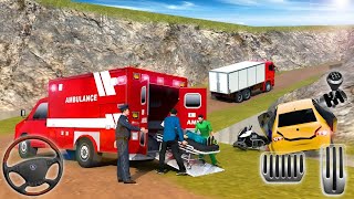 Emergency Ambulance Rescue 911 - City Rescue Helicopter Simulator - Ambulance Driving Game 3D screenshot 5