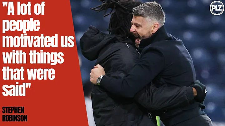 🗣️'A lot of people motivated us with things that were said' | Stephen Robinson Post Match Reaction