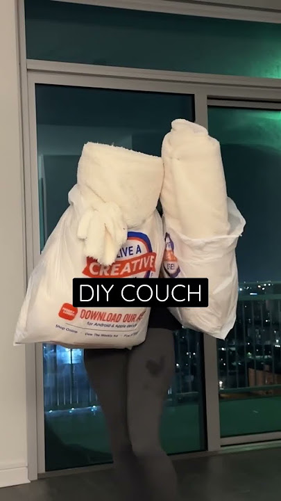 DIY COUCH #diy #diycouch #boucle #cloudcouch