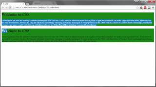 CSS Tutorials - 8 - Grouping and Descendant Selectors