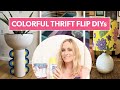 Turning Thrifted Finds into Colorful Decor | Thrift Flip | Makeover May Challenge Giveaway