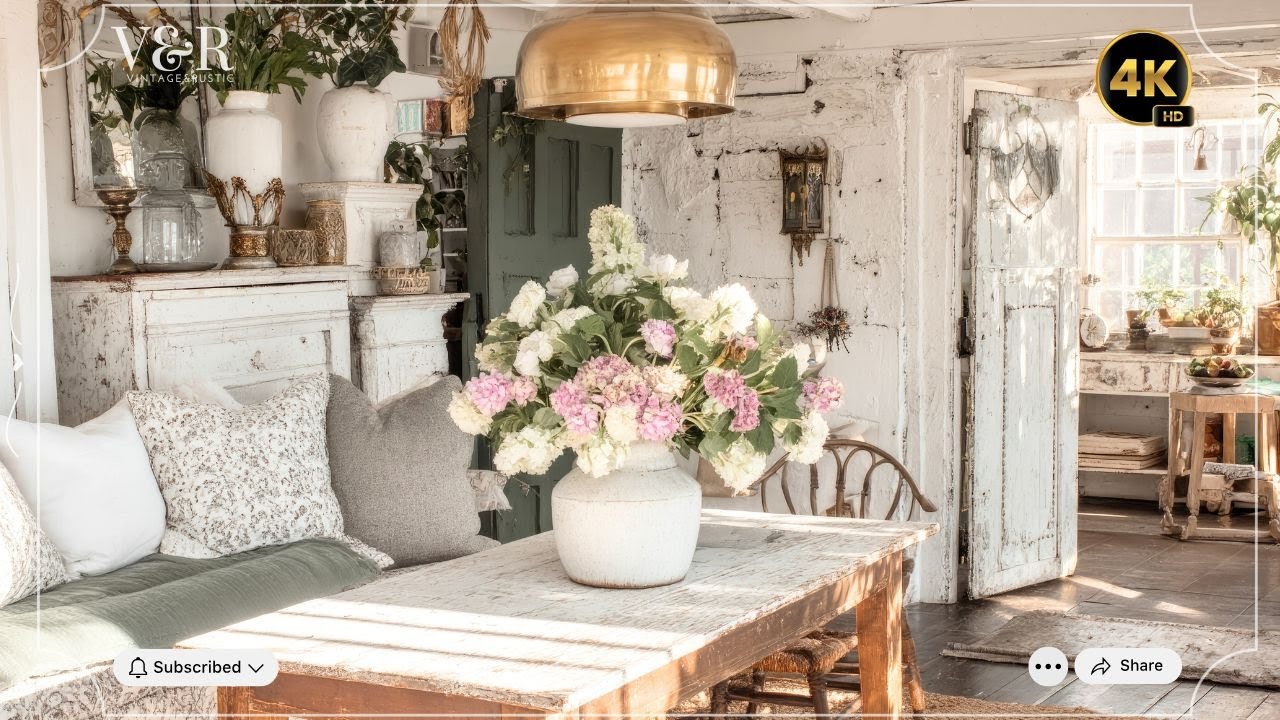 Rustic Romance: Shabby Chic Interiors with a Touch of Elegant