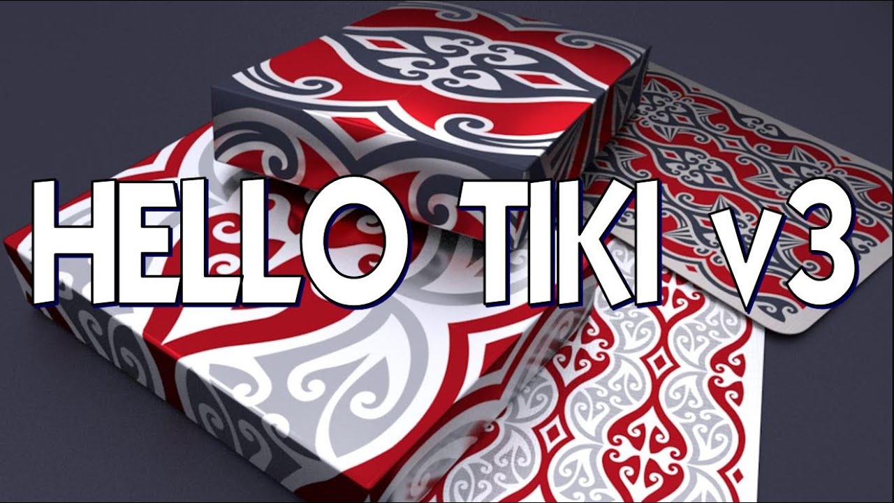 Deck Review - Hello Tiki V3 Playing cards by Montenzi Design, NZ