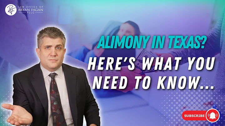 Alimony in Texas? What Do You Need to Know?
