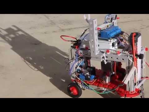 Simple robot controlled by Raspberry Pi and STM32F103VE.