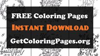 Free printable coloring pages for adults pdf