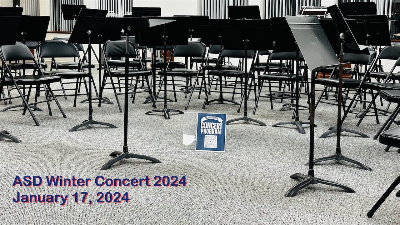 ASD Winter Concert 2024 January 17, 2024 YouTube