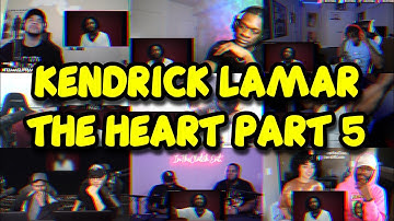 Kendrick Lamar - The heart part 5 | REACTION MASHUP