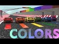 Little Car Designer Colors Rainbow Racing