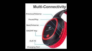 Wireless Bluetooth Over The Ear Headphone With Mic || Purchase Link Description screenshot 4