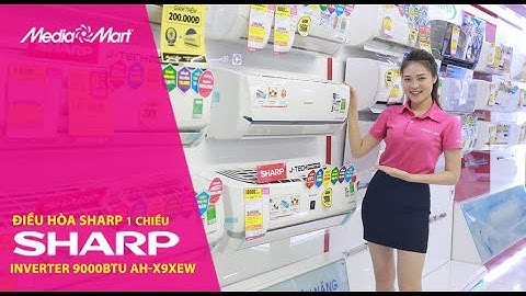 Điều hòa Sharp 1 chiều Inverter 9000BTU AH-X9XEW: Làm lạnh cực nhanh