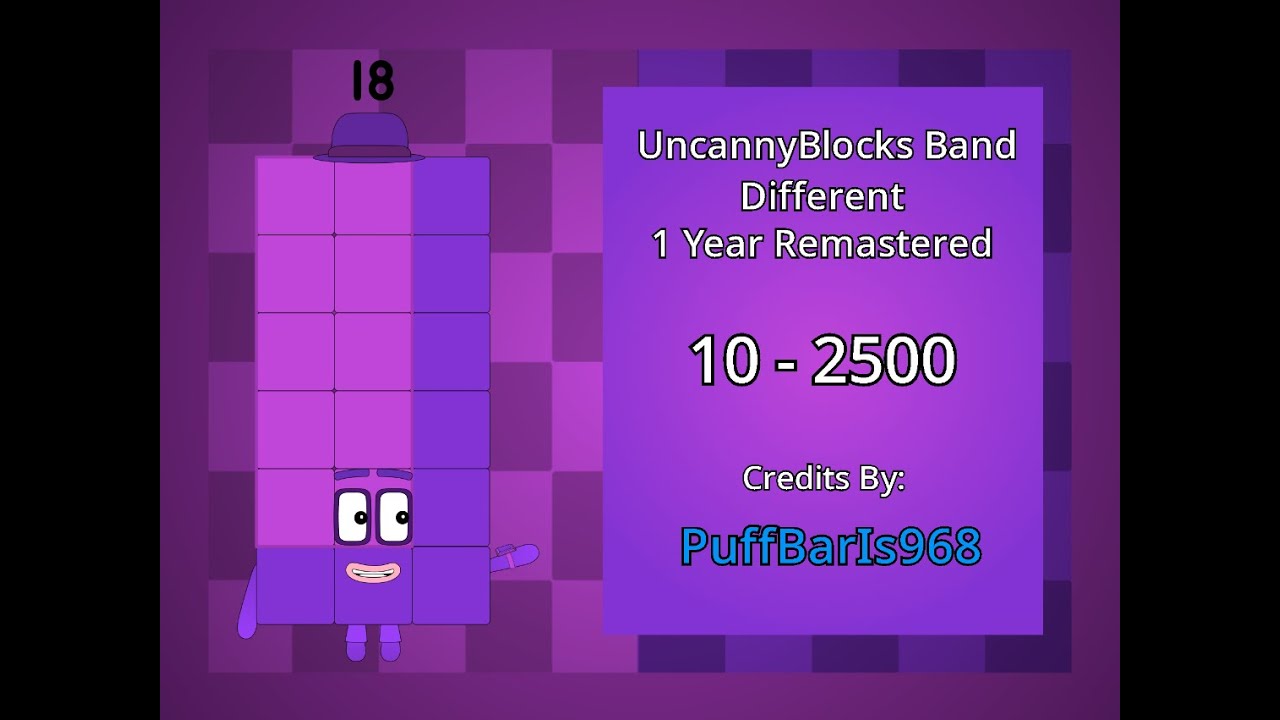 Uncannyblocks Band Different 1 Year Remastered Tens 10 - 2500