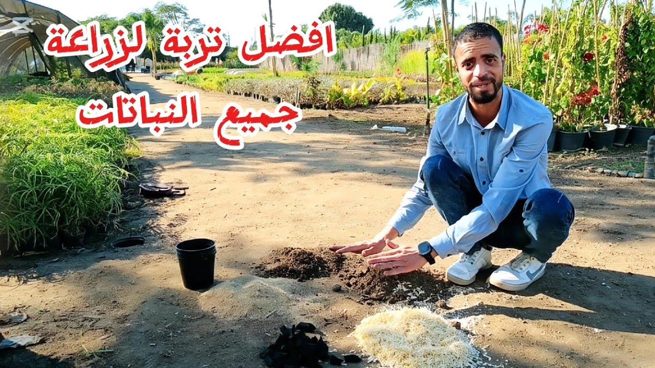 افضل تربة زراعيه هتزرع فيها جميع النباتات وتديك نمو قوي جدا !! 