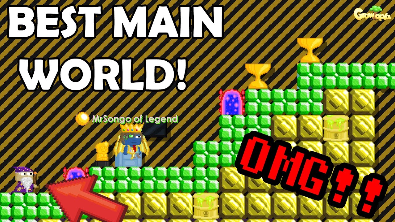 GrowTopia BUILDING BEST MAIN WORLD EVER ! YouTube