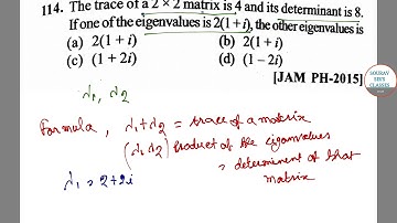 IIT JAM Physics Mathematics Past Year Question Paper 2015 Solutions