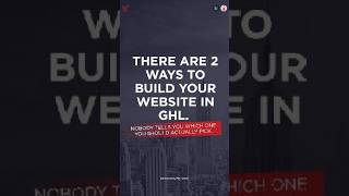 2 website builders. 1 big difference. #shorts